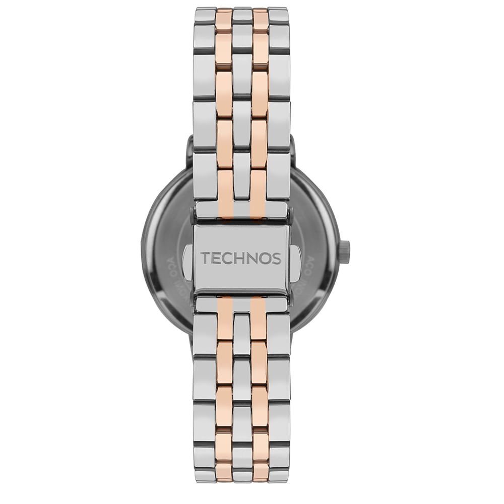 Relógio Technos Feminino Dress Bicolor - 2035NBV/1J Prata/Dourado 3