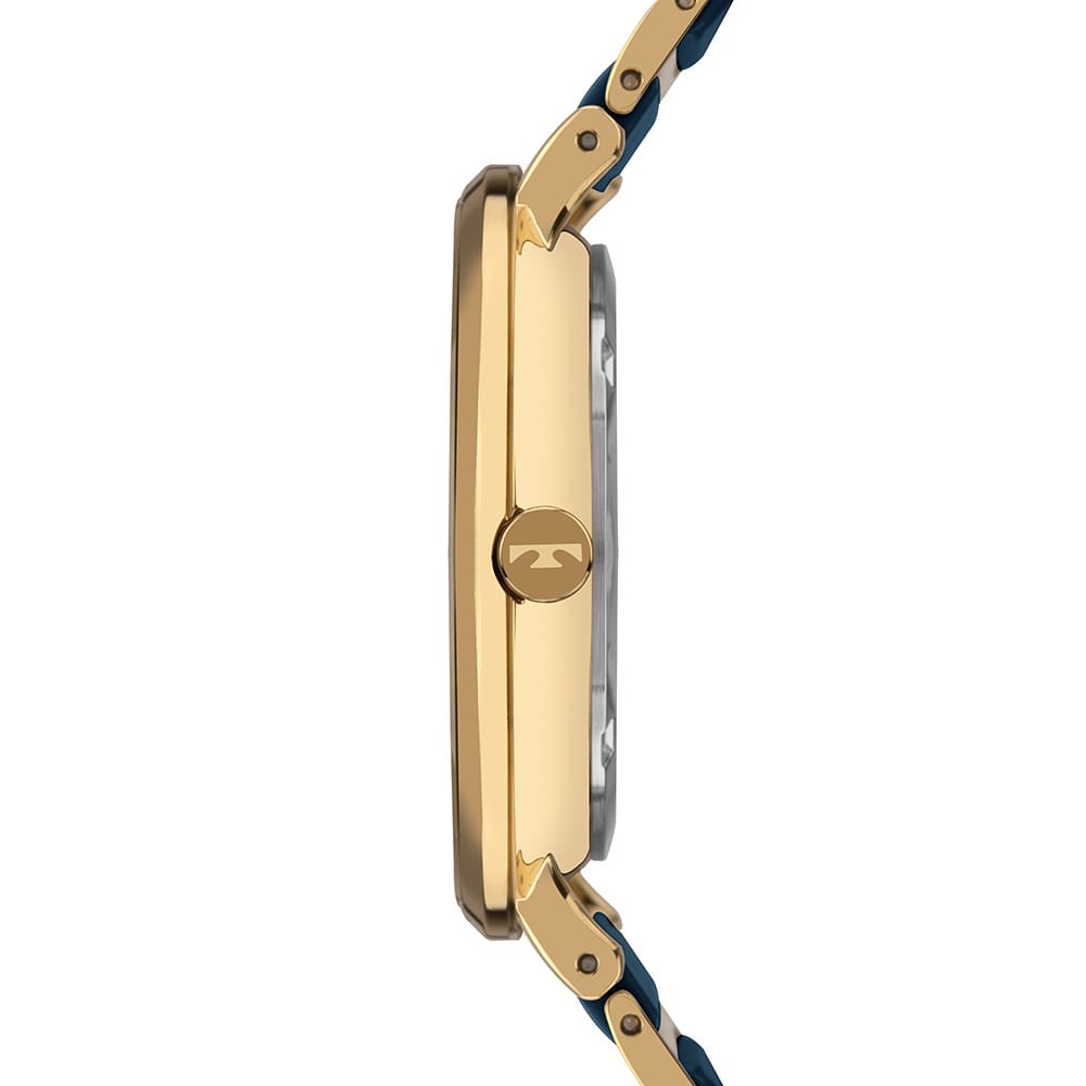 Relógio Technos Feminino Ceramic Sapphire Dourado - 2035LMM/1A Preto/Dourado 2