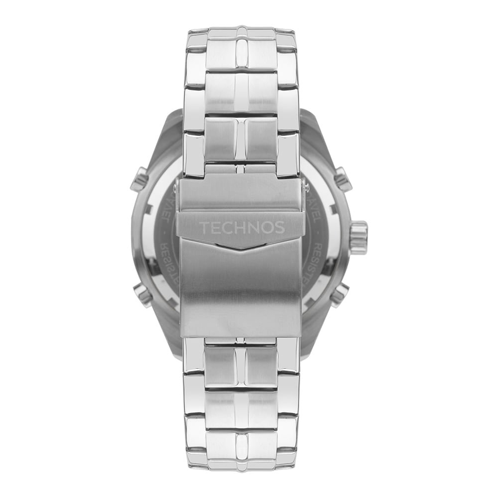 Relógio Technos Masculino Ts Digitech Bicolor - BJK725AB/1A Prata 3