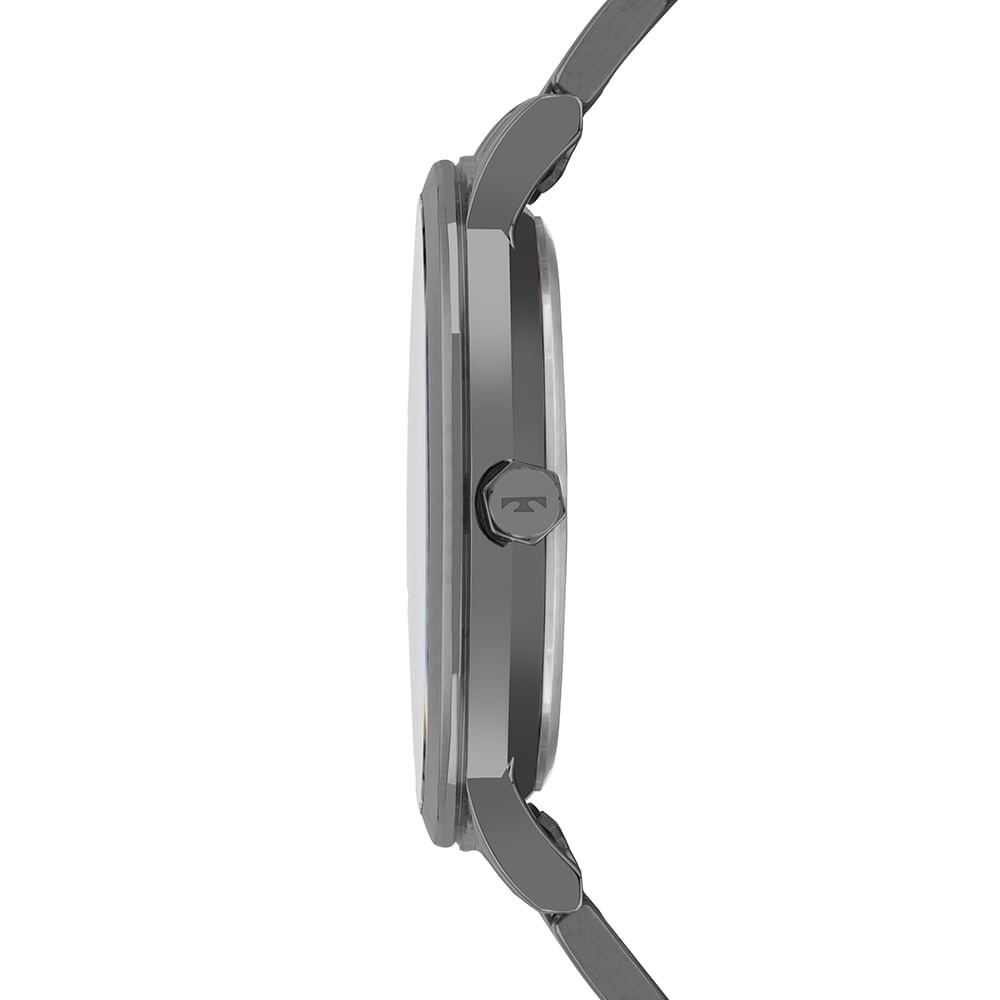 Relógio Technos Masculino Slim Grafite - 6P23AR/1V Prata/Verde 2