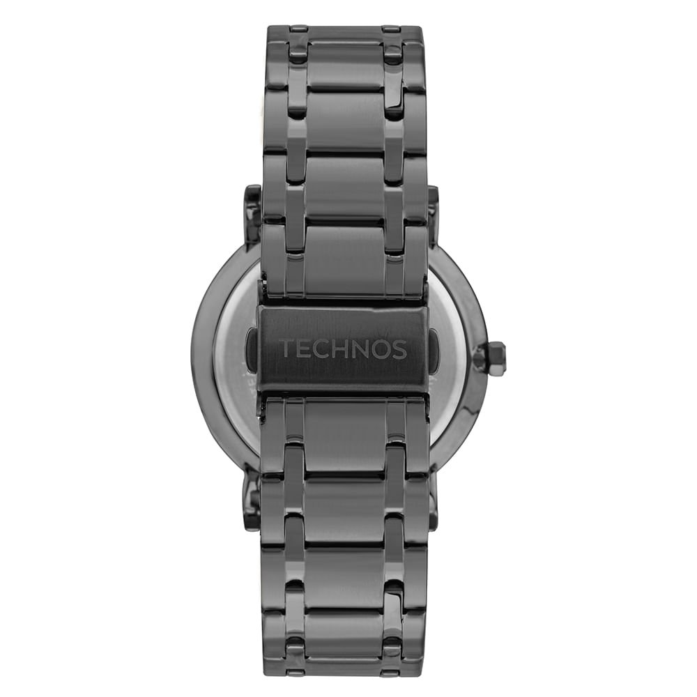Relógio Technos Masculino Slim Grafite - 6P23AR/1V Prata/Verde 3