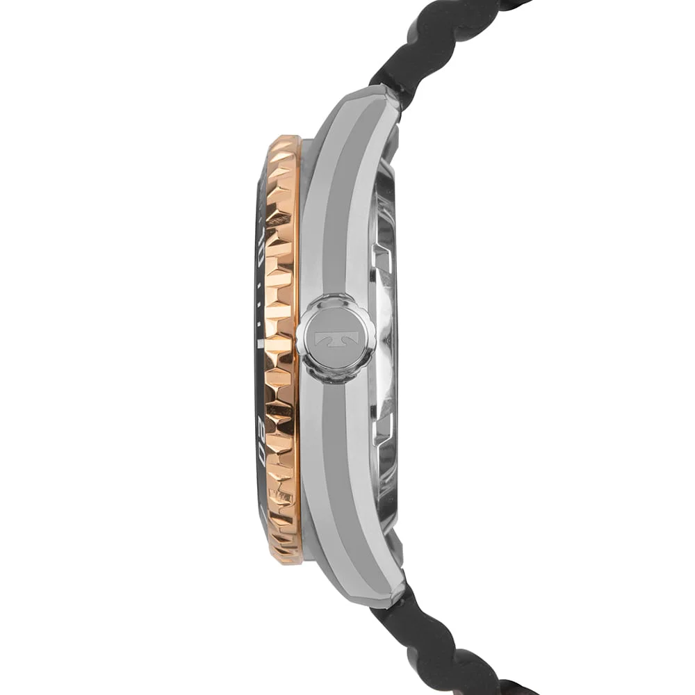 Relógio Technos Masculino Automático Bicolor - 8205PB/2P Preto 2