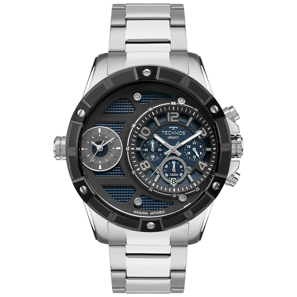 Relógio Technos Masculino Legacy Bicolor - OS2A2MAQAD/1A Prata 1