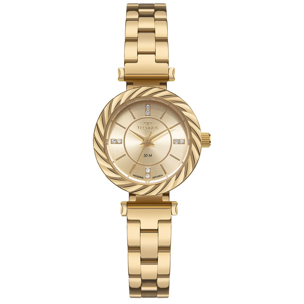 Relógio Technos Feminino Mini Dourado - 2035NBS/1X Dourado 1