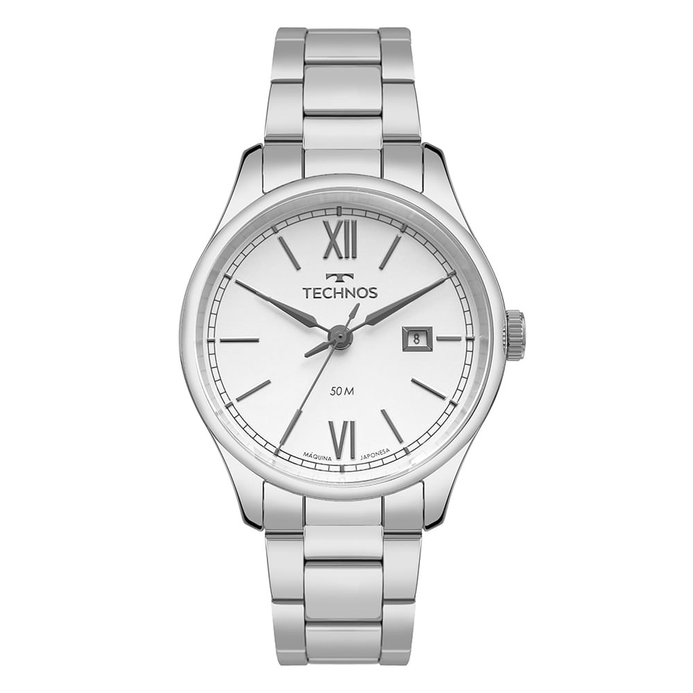 Relógio Technos Masculino Executive Prata - 2115TYX/1K Prata 1