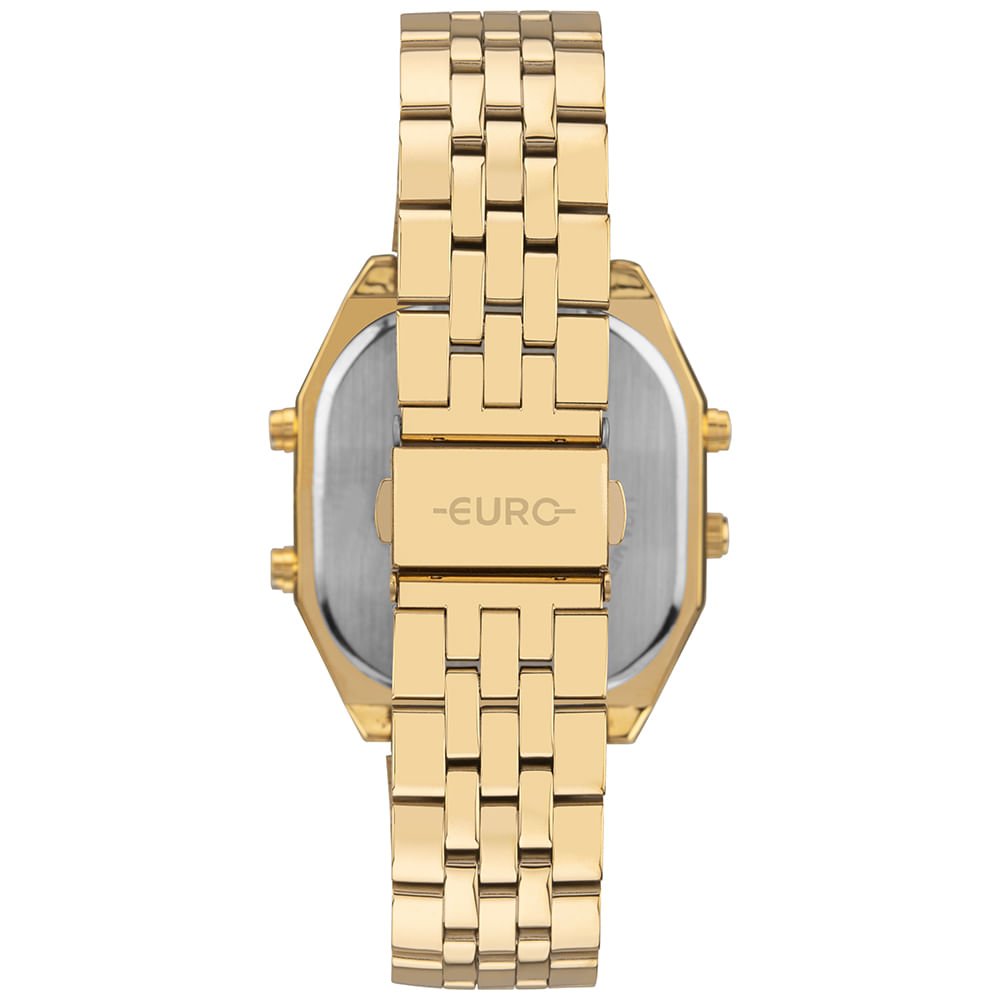 Relógio Euro Feminino Fashion Fit Sporty Dourado - EUBJ3718AF/4D Dourado 3