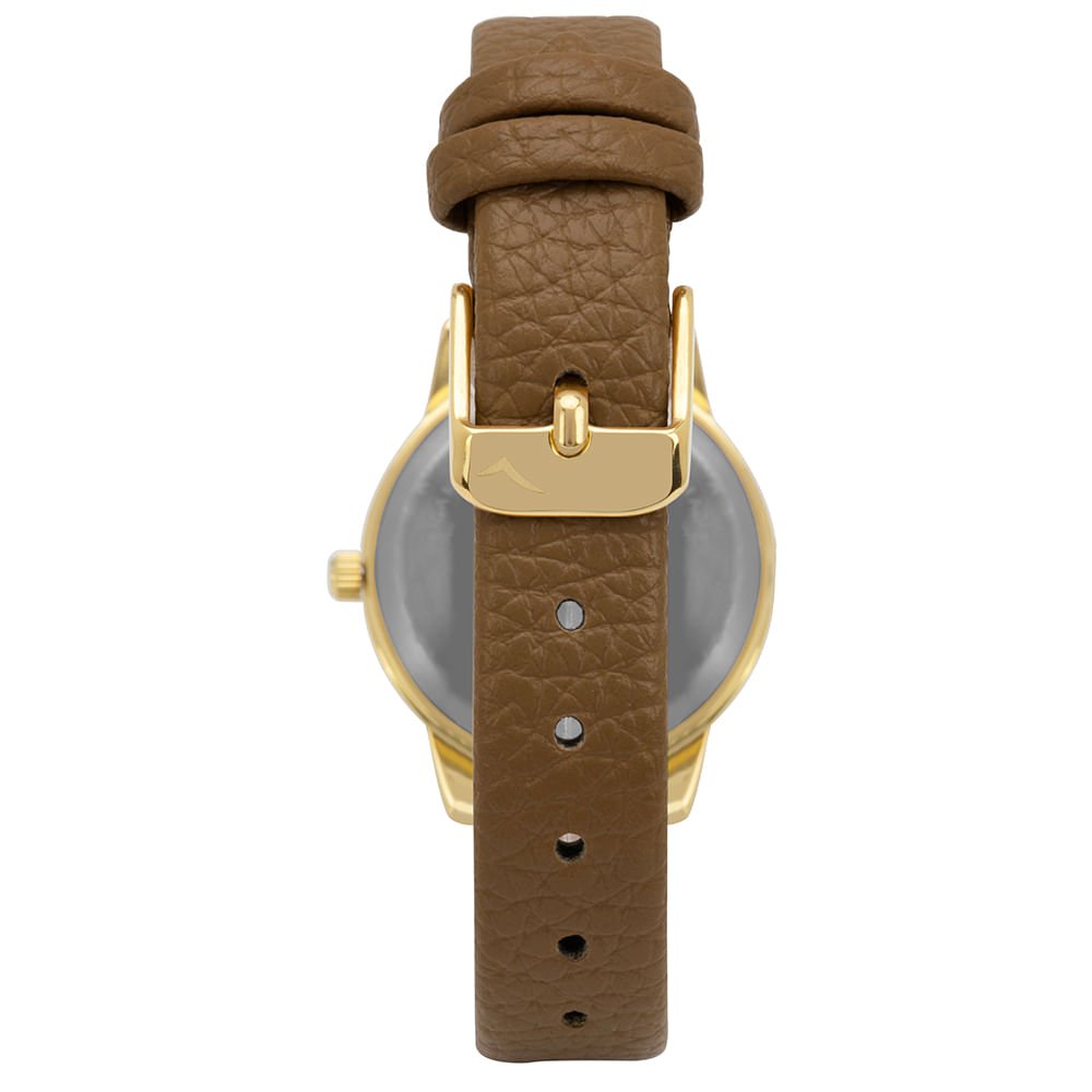 Relógio Condor Feminino Mini Dourado - CO2035NOX/3X Marrom 3