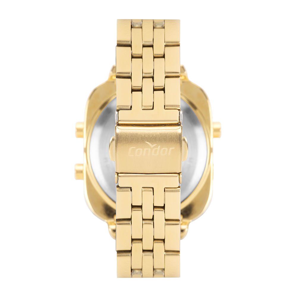 Relógio Condor Feminino Digital Dourado - COJHS06BAB/4D Dourado 3