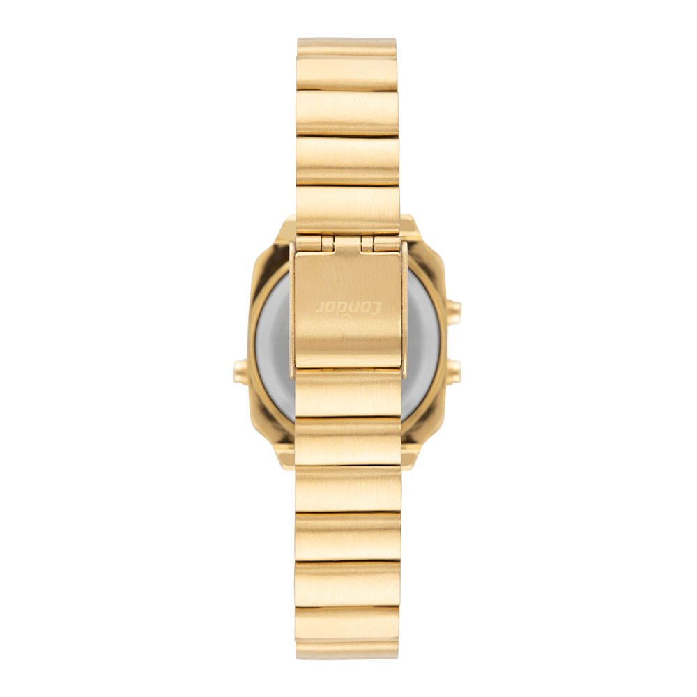 Relógio Condor Feminino Digital Dourado - COJHS512BAB/4P Dourado 3