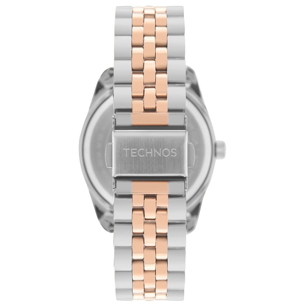 Relógio Technos Masculino Riviera Bicolor - 2350AN/1P Prata/Dourado 3