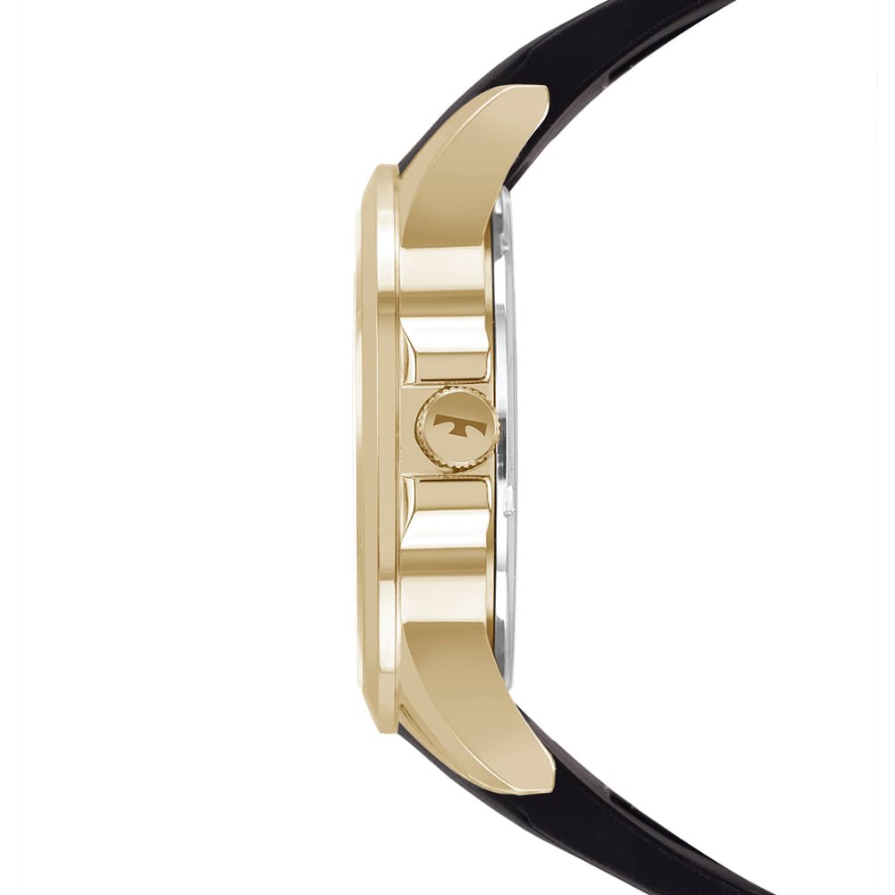 Relógio Technos Masculino Racer Basico Dourado - 2115UAE/2P Preto/Dourado 2