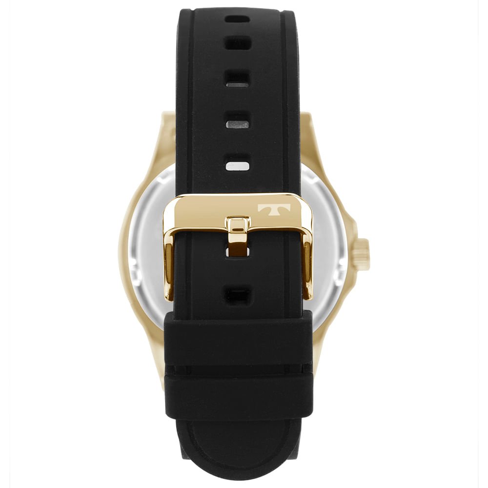 Relógio Technos Masculino Racer Basico Dourado - 2115UAE/2P Preto/Dourado 3