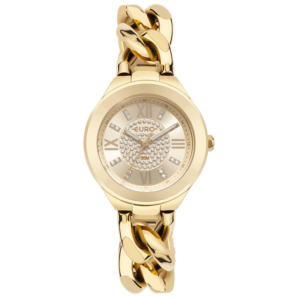 Relógio Euro Feminino Chains Dourado - EU2035YYB/4D Dourado 1
