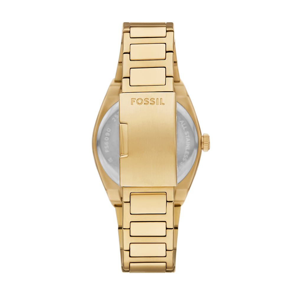 Relógio Fossil Masculino Everett Dourado - FS6090/1VN Dourado 3