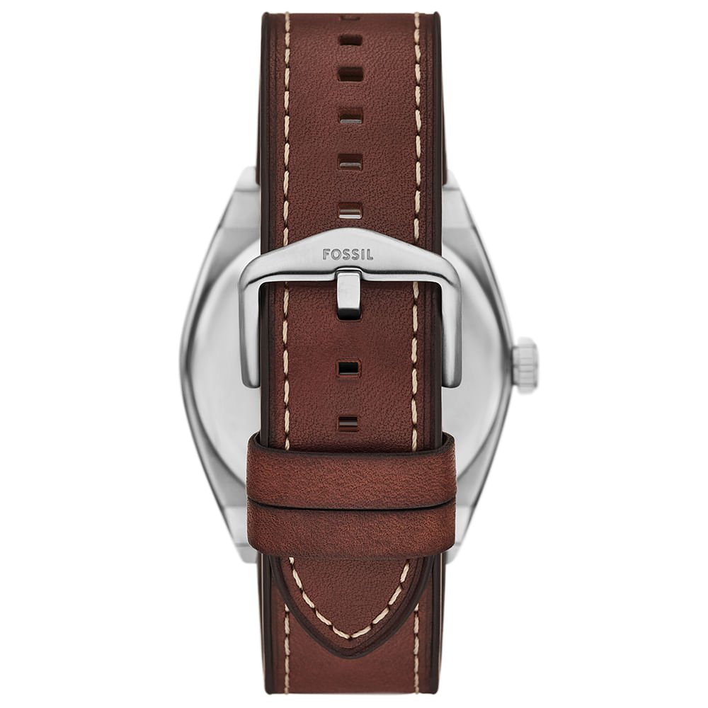 Kit Fossil Masculino Everett Prata - FS6080SET/0VN Prata 3