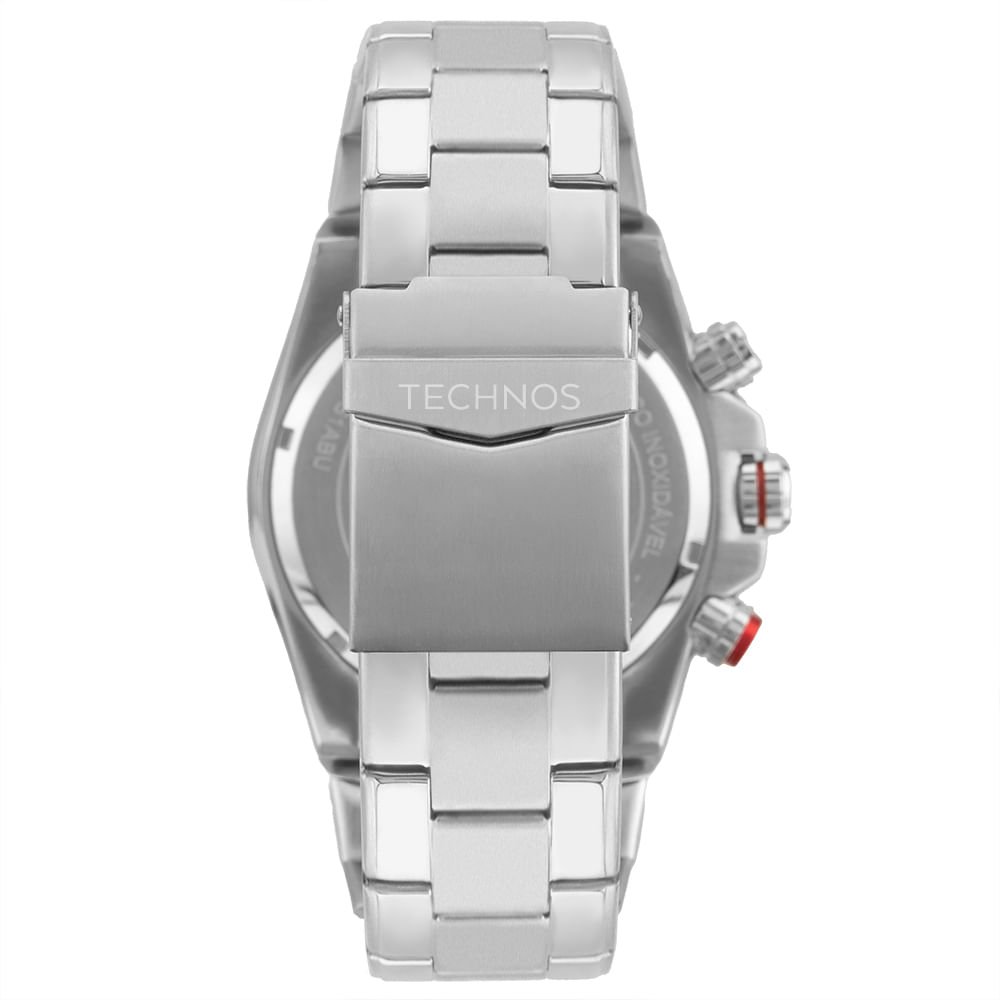 Relógio Technos Masculino Carbon Prata - OS1ABU/1C Prata 3