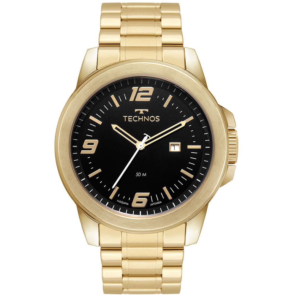Relógio Technos Masculino Racer Dourado - 2115UBJ/1P