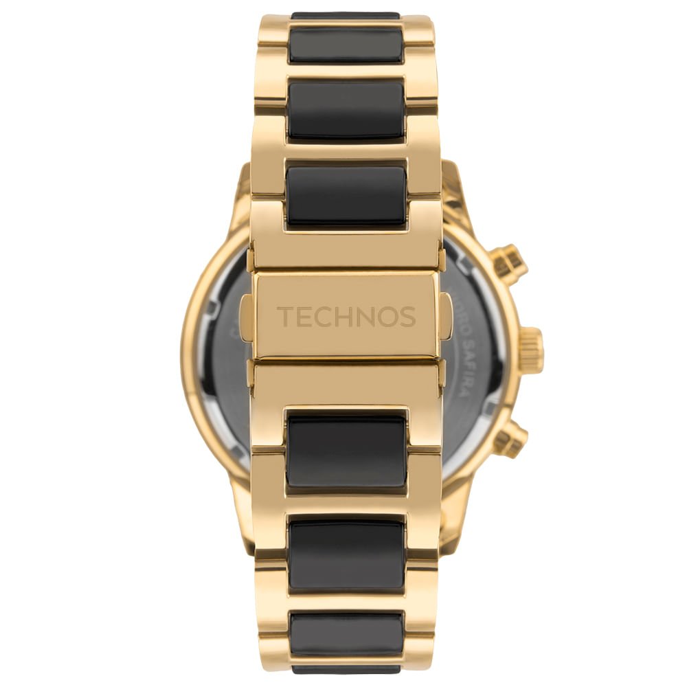 Relógio Technos Masculino Ceramic Sapphire Dourado - OS1ABX/1P Dourado 3