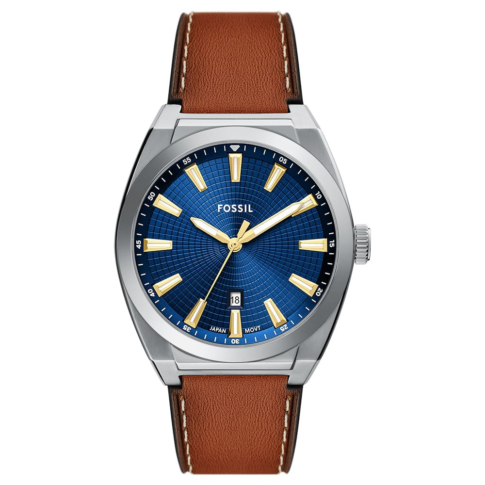 Relógio Fossil Masculino Everett Prata - FS6115/0AN