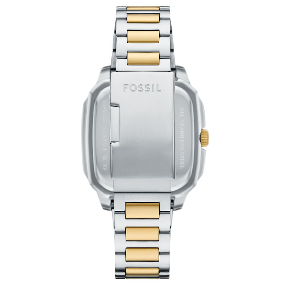 Relógio Fossil Masculino Other Bicolor - FS6123/1CN Multicores 4