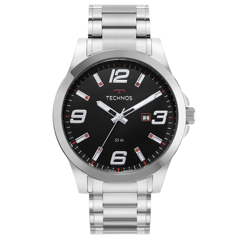 Relógio Technos Masculino Racer Prata - 2115MOLS/1P