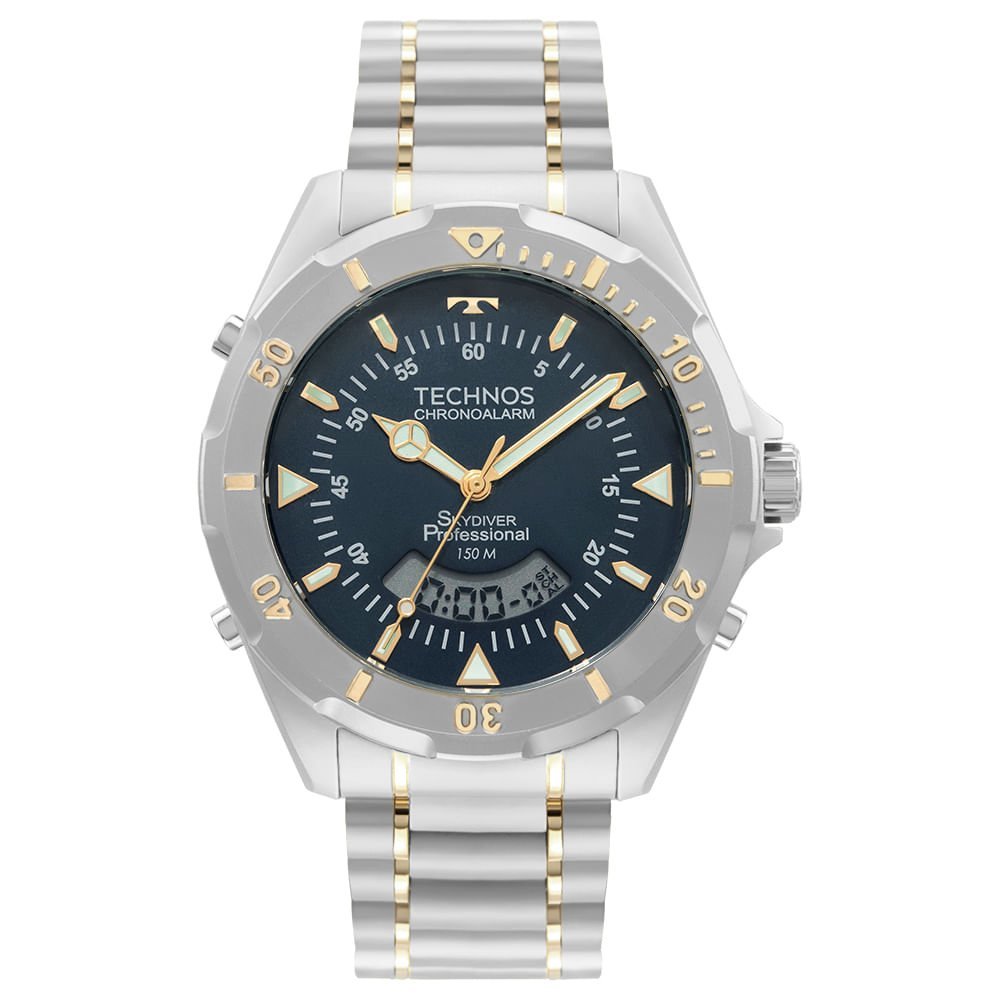 Relógio Technos Masculino Skydiver Bicolor - WT2050AXN/1A