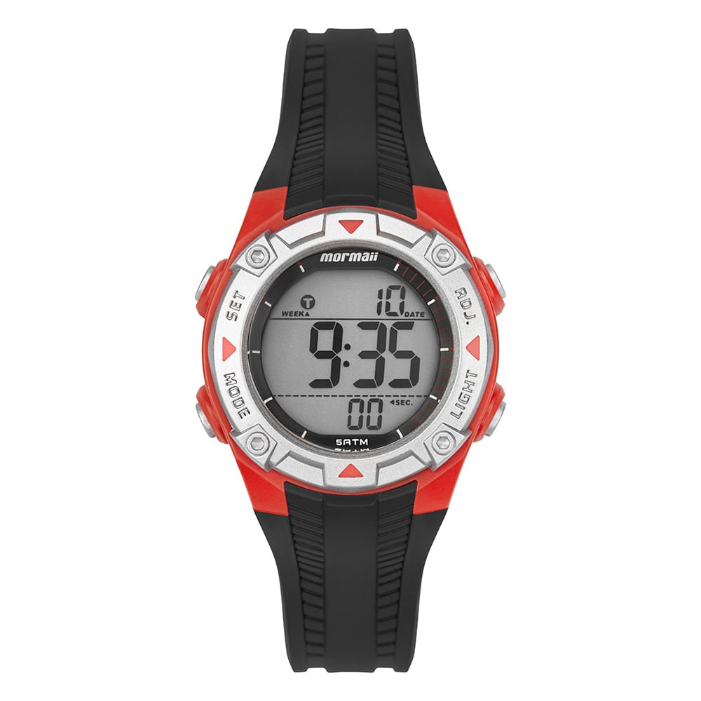 Relógio Mormaii Masculino Infantil Vermelho - MO1068A/8R