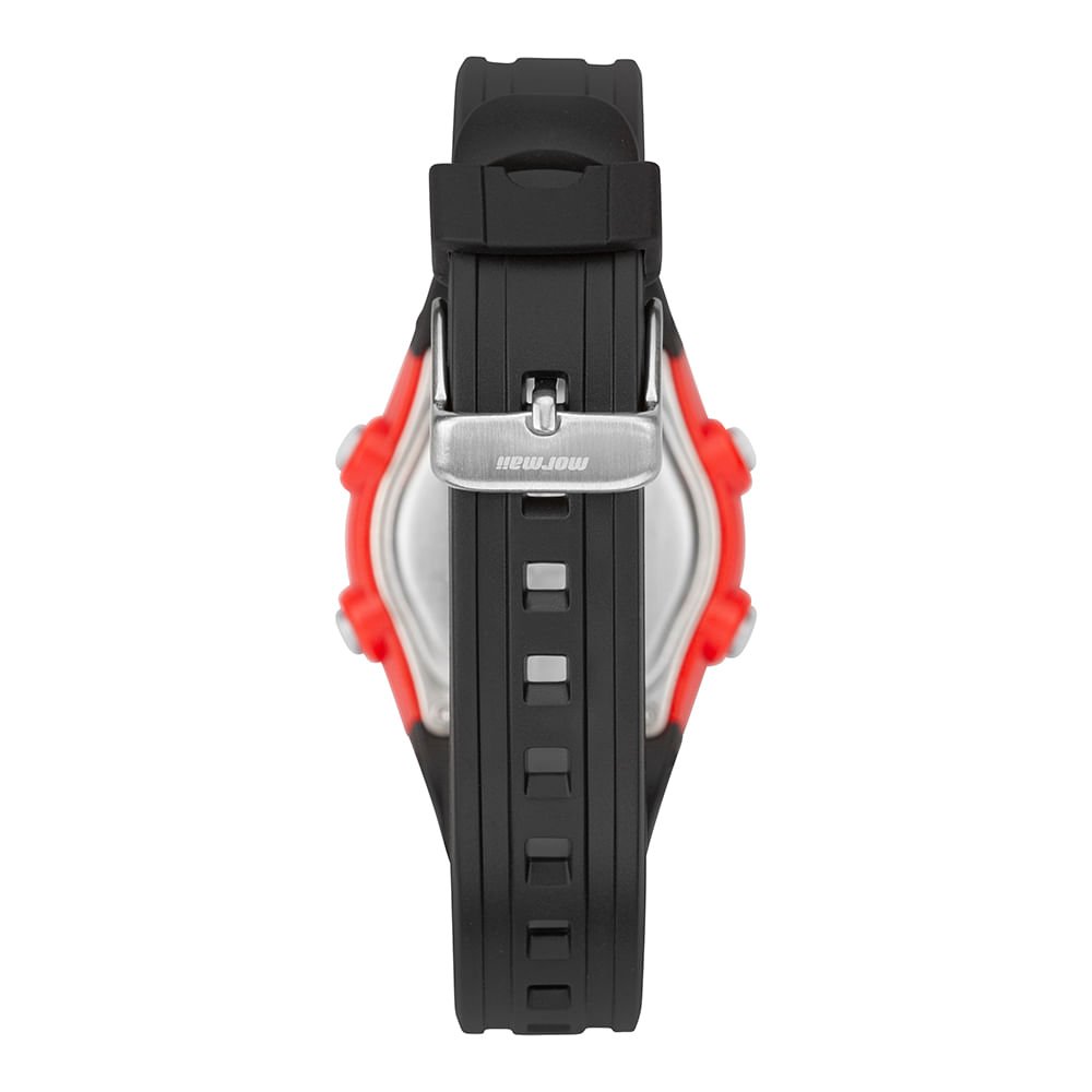 Relógio Mormaii Masculino Infantil Vermelho - MO1068A/8R Preto 3