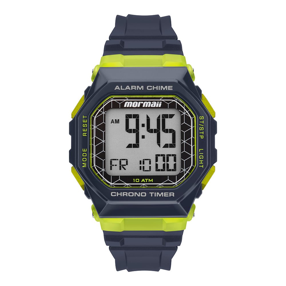 Relógio Mormaii Masculino Wave Azul - MO23845A/8V Azul/Amarelo 1