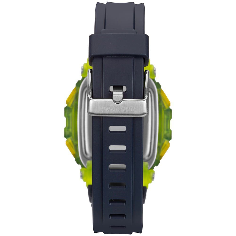 Relógio Mormaii Masculino Wave Azul - MO23845A/8V Azul/Amarelo 3