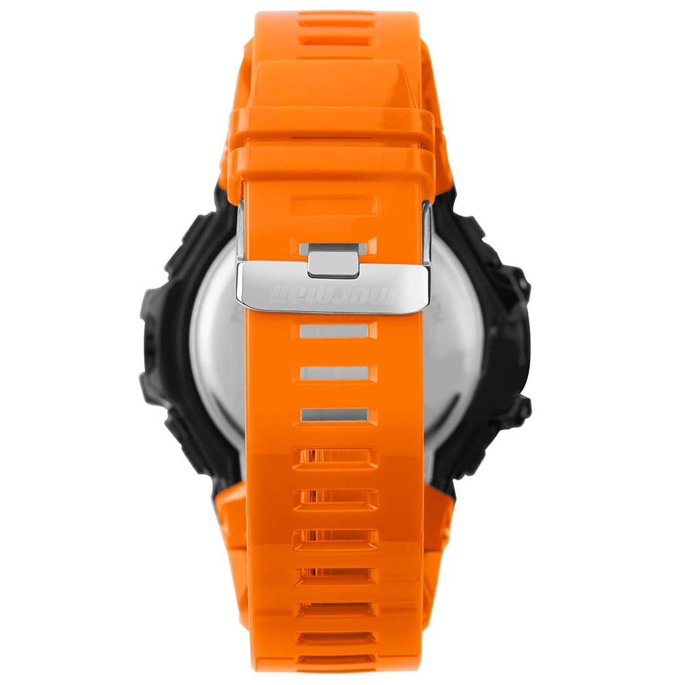Relógio Mormaii Masculino Force Preto - MO8031/8L Laranja 3