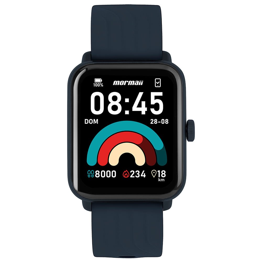 Relógio Smarts Masculino Full Display Azul - MOLIFEUGAB/8K