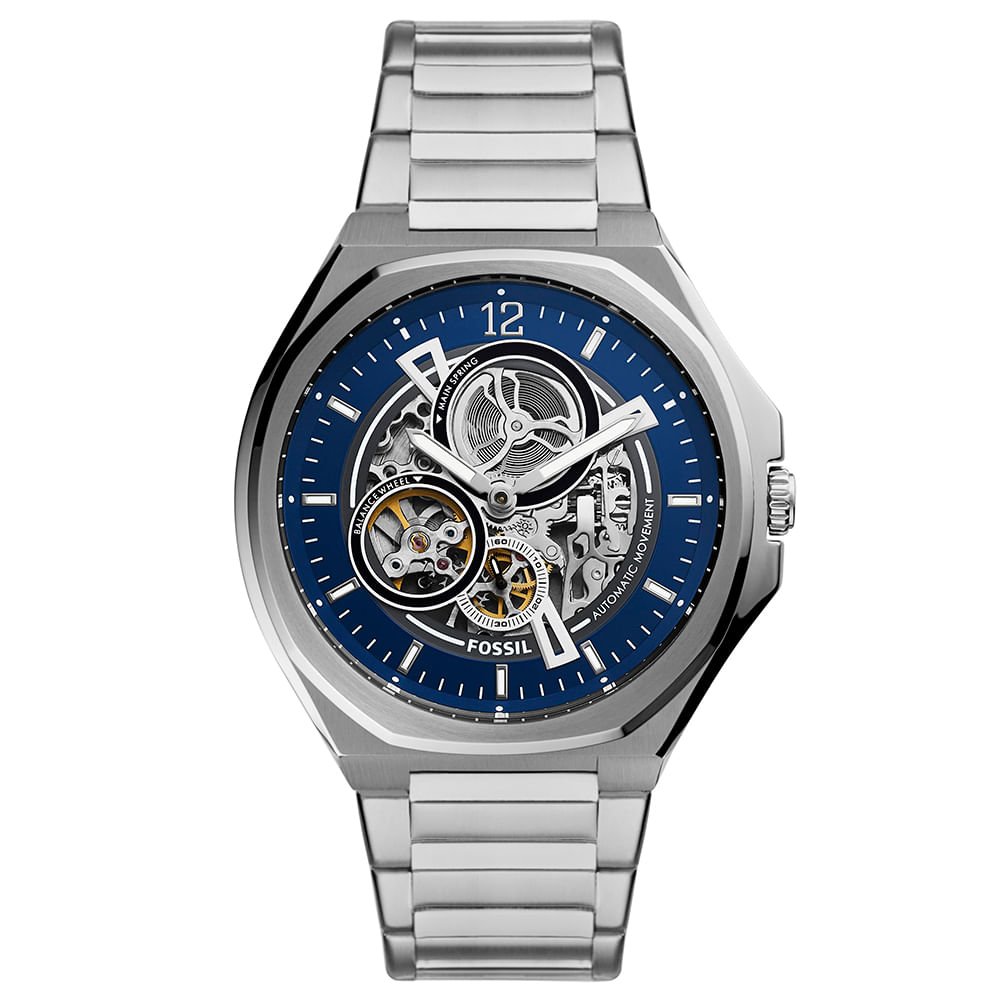 Relógio Fossil Masculino Evanston Prata - BQ2620/1AI Prata 1