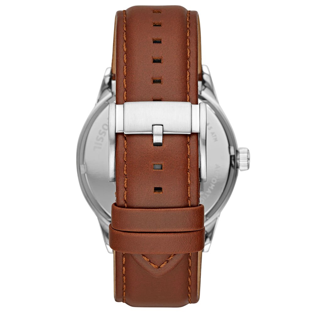 Relógio Fossil Masculino Flynn Prata - BQ2386/0PI Marrom 3
