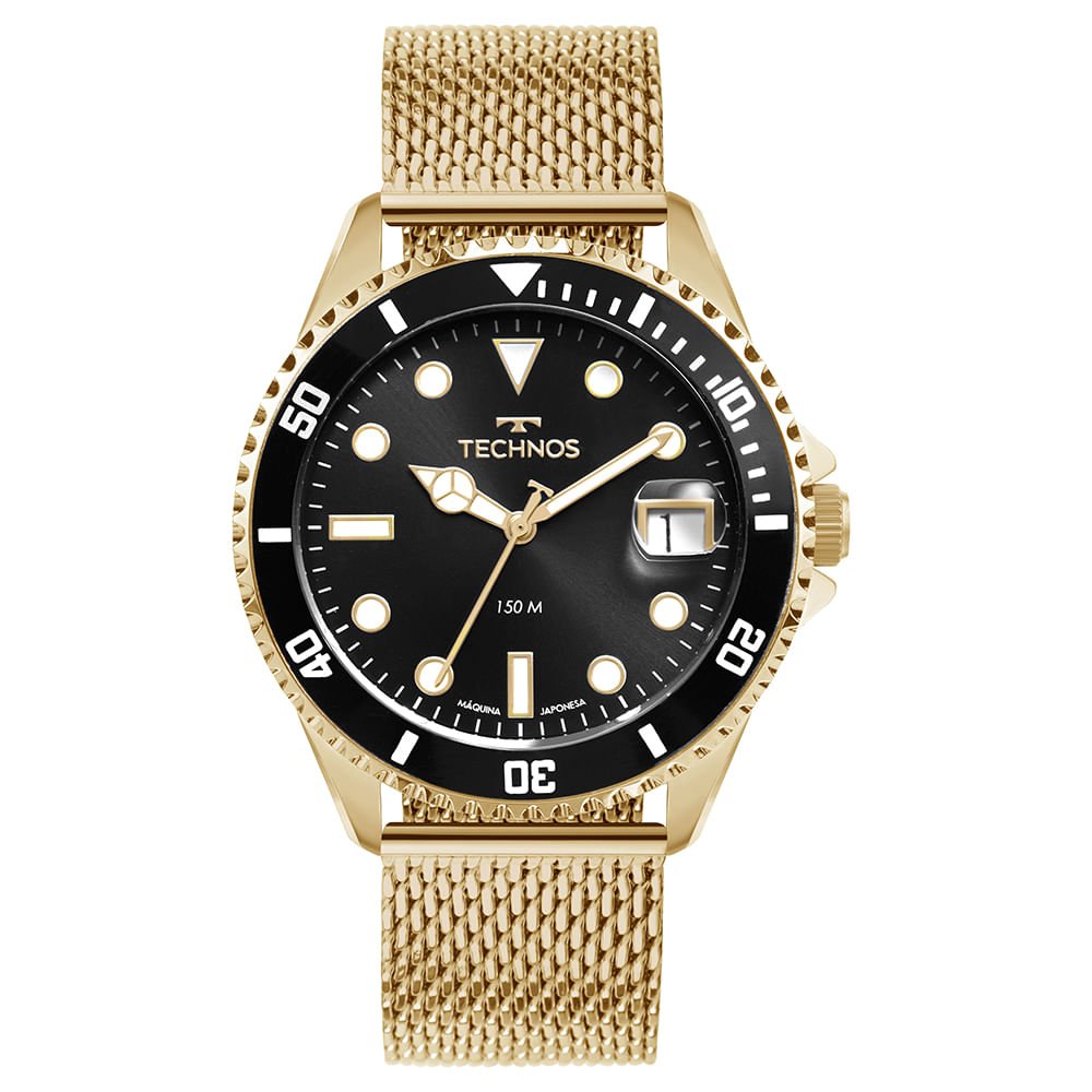 Relógio Technos Masculino Acqua Dourado - 2415EE/1P Dourado 1