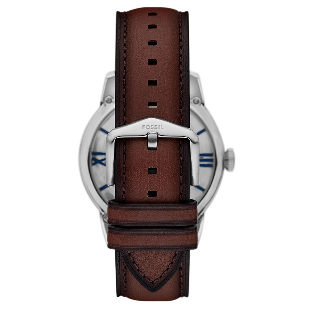 Relógio Fossil Masculino Townsman Prata - ME3267/0AN Prata 4