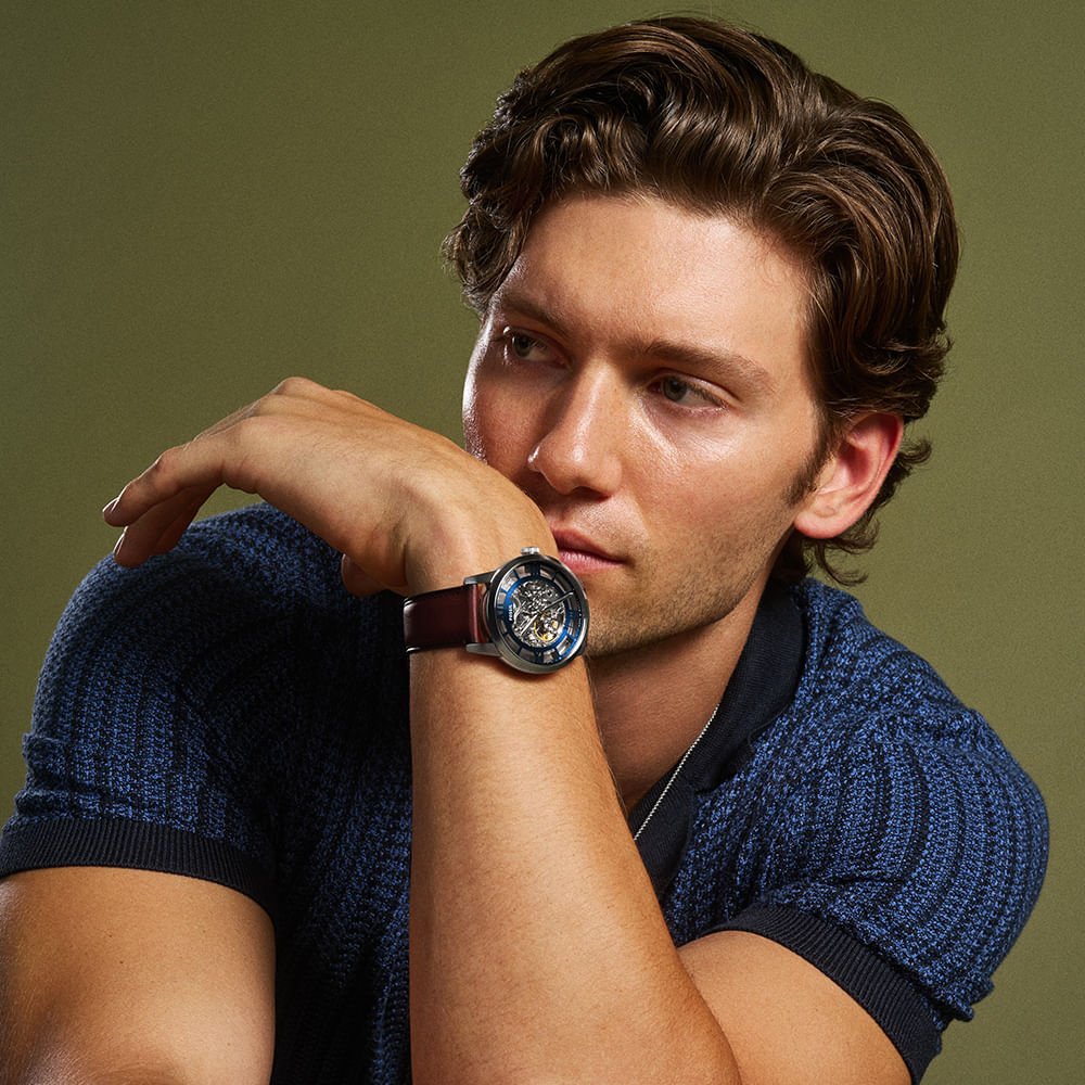 Relógio Fossil Masculino Townsman Prata - ME3267/0AN Prata 5