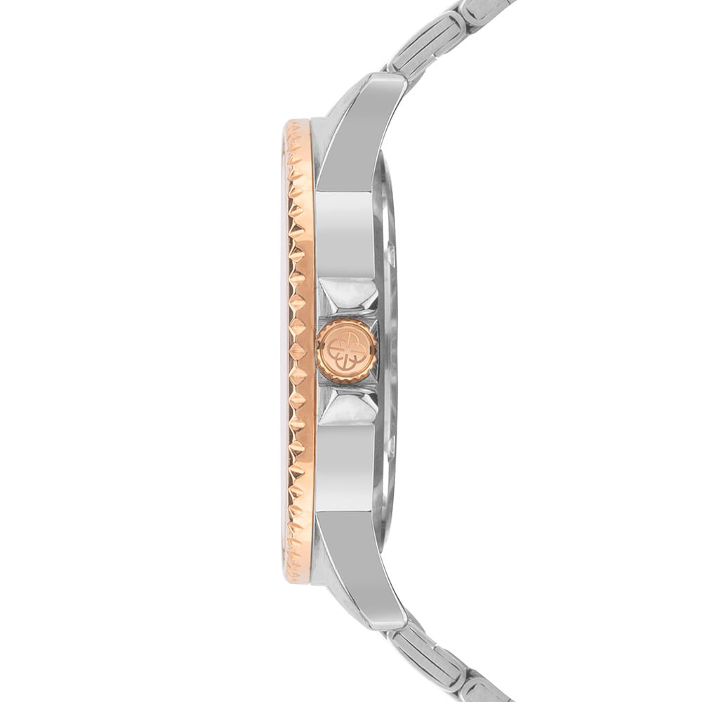 Kit Euro Feminino Soul Bicolor - EU2035YWP/K4J Prata/Rose Gold 2
