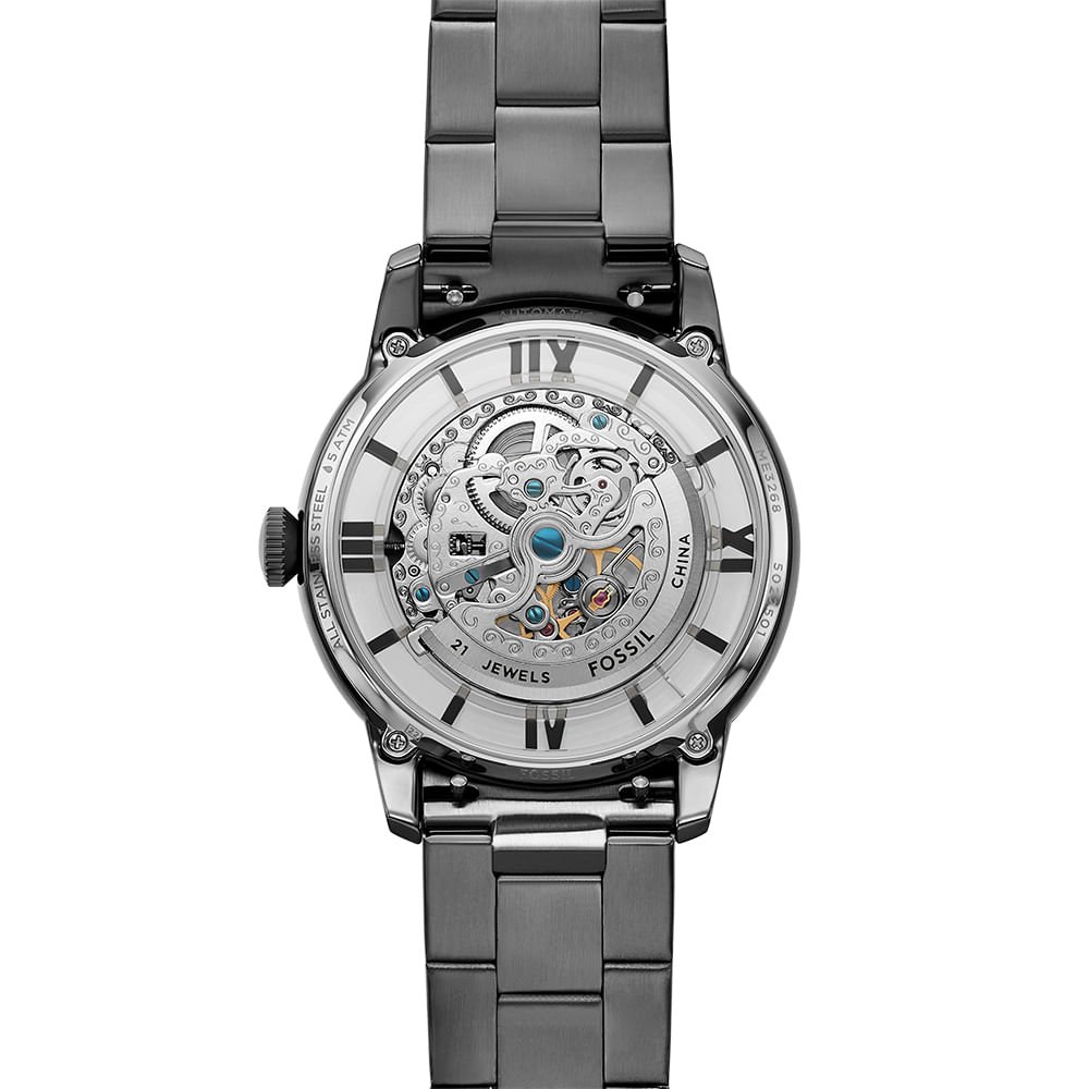 Relógio Fossil Masculino Townsman Grafite - ME3268/1CN Preto 2