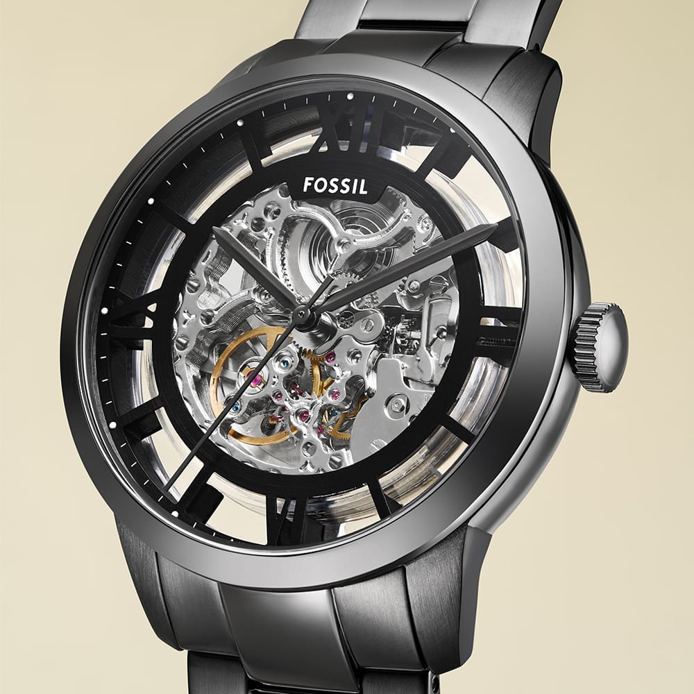 Relógio Fossil Masculino Townsman Grafite - ME3268/1CN Preto 6