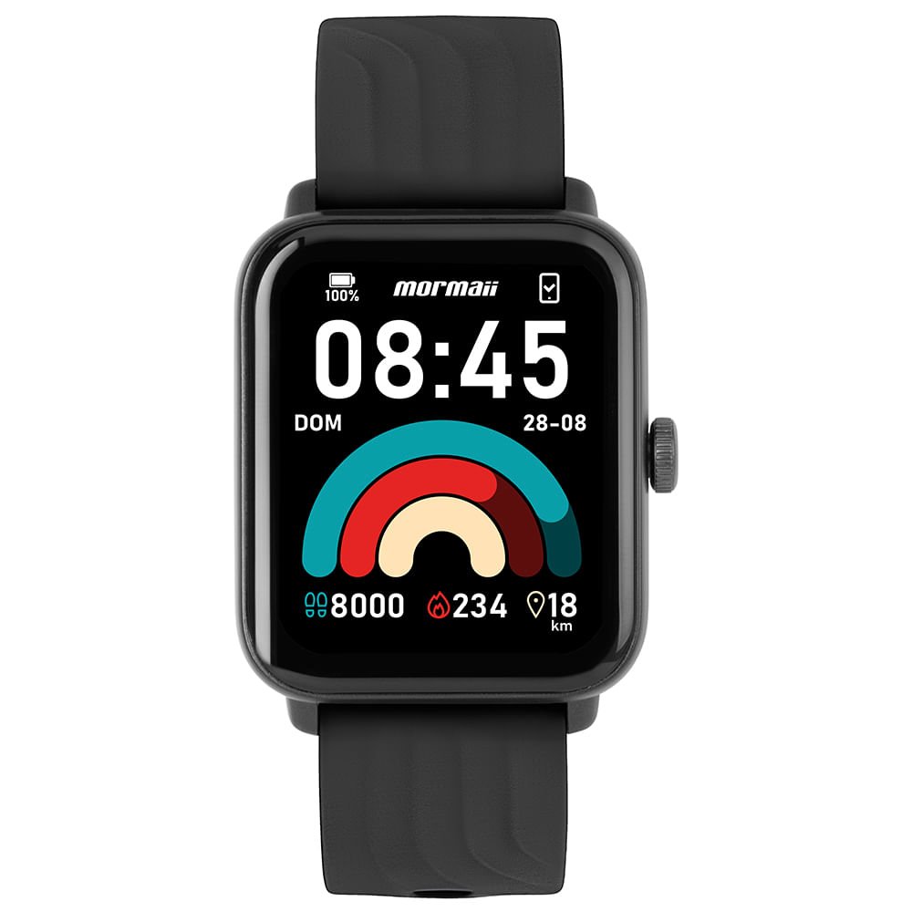 Relógio Smarts Masculino Full Display Preto - MOLIFEUGAA/8P