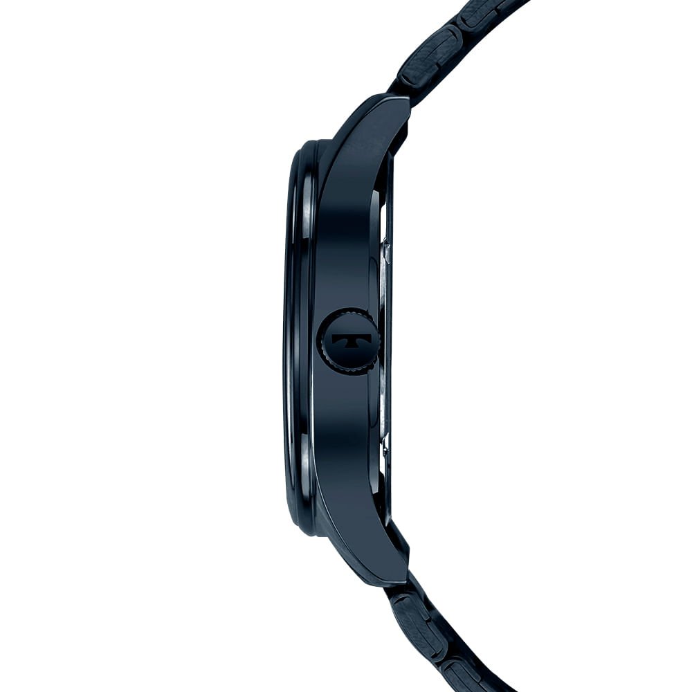 Relógio Technos Masculino Steel Azul - 2115UBT/1F Preto 2
