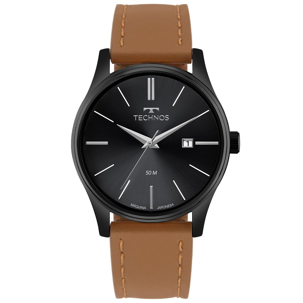 Relógio Technos Masculino Steel Preto - 2115TXH/1A Preto