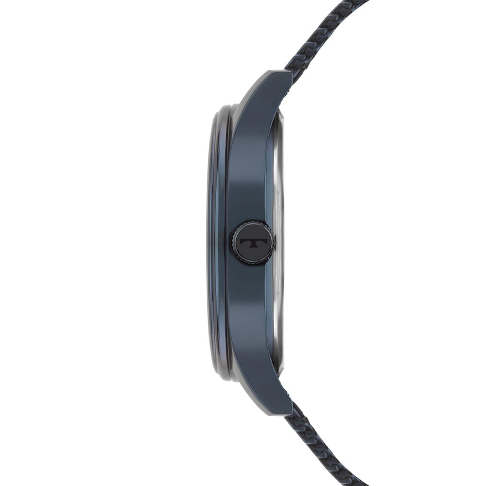 Relógio Technos Masculino Steel Azul - 2115UBN/1F Preto 2