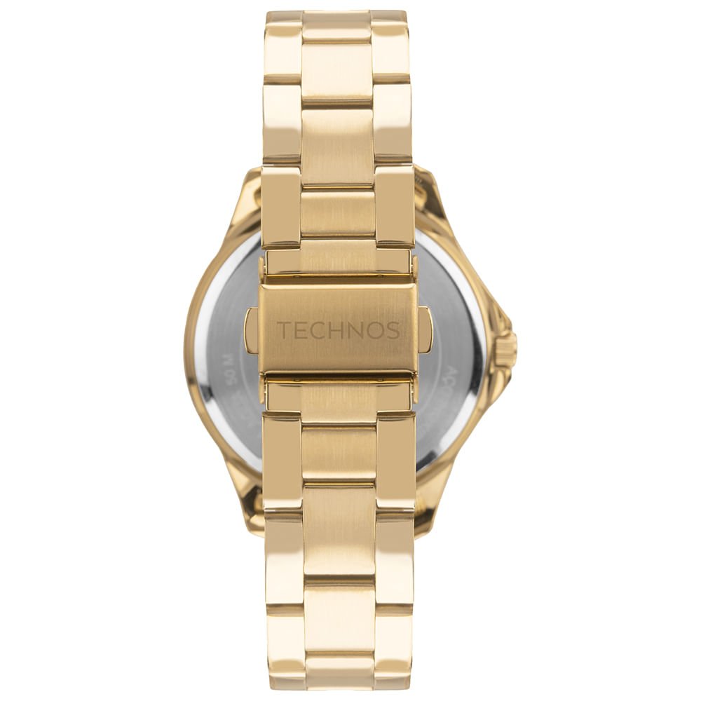 Relógio Technos Masculino Steel Dourado - 2115UAZ/1K Dourado 3
