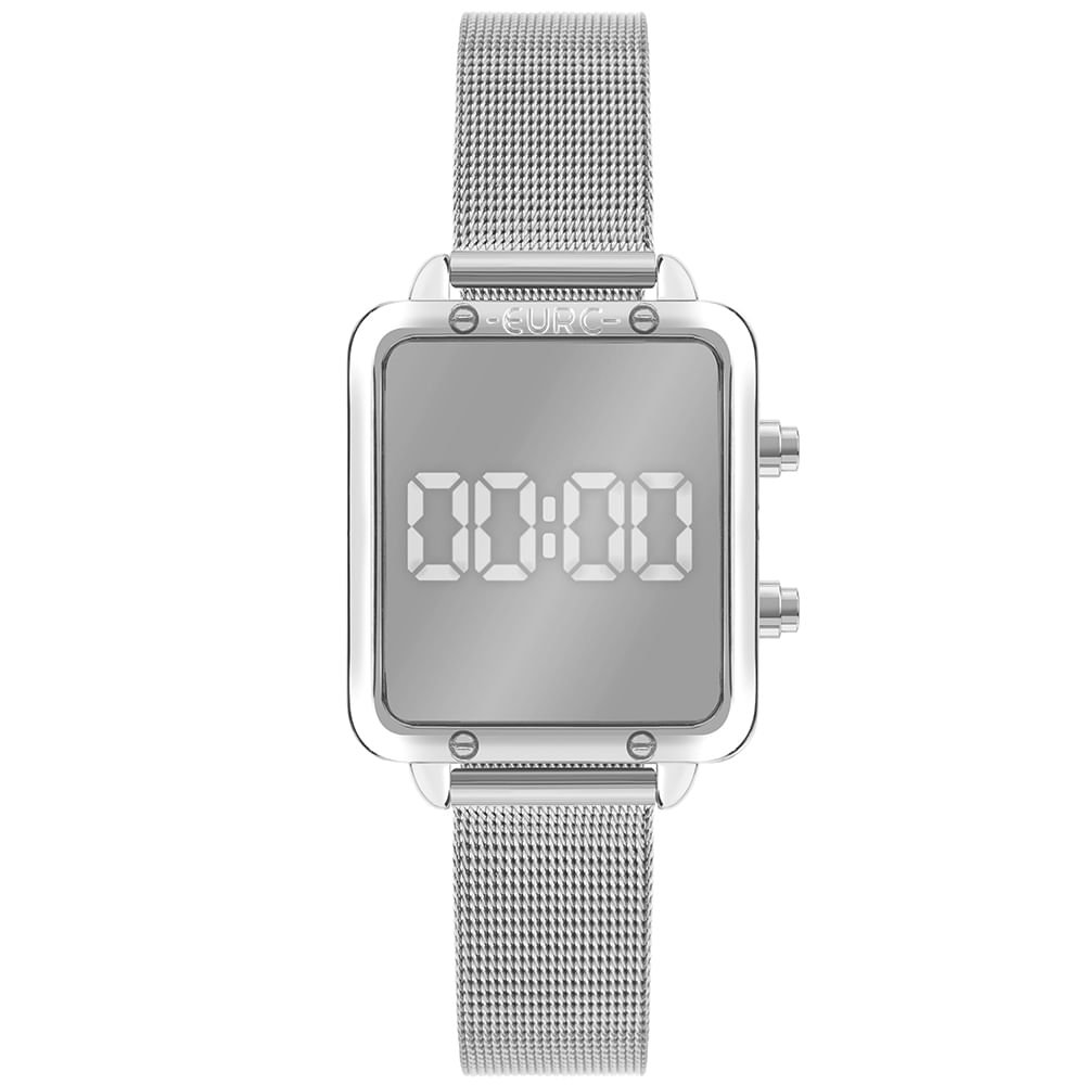 Relógio Euro Feminino Fashion Fit Reflexos Prata - EUMD27AAA/4K