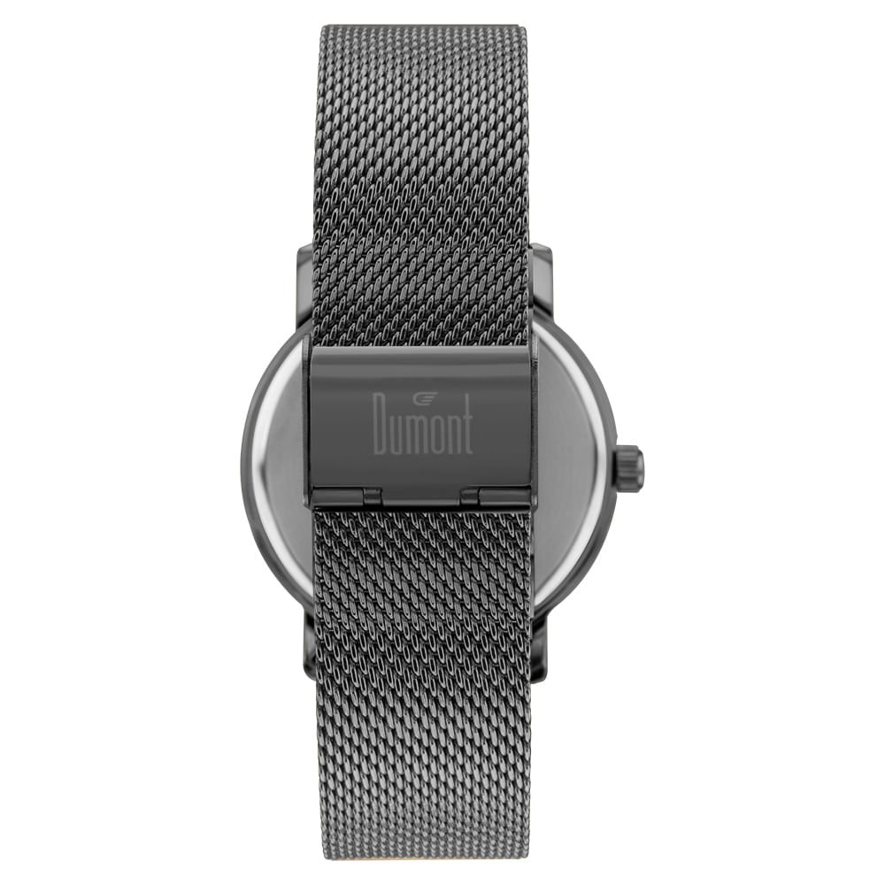 Relógio Dumont Masculino Traveller Grafite - DU2035MOX/4F Preto 3