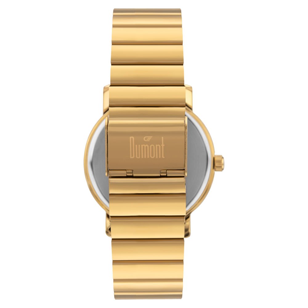 Relógio Dumont Masculino Traveller Dourado - DU2035MPA/4A Dourado 3