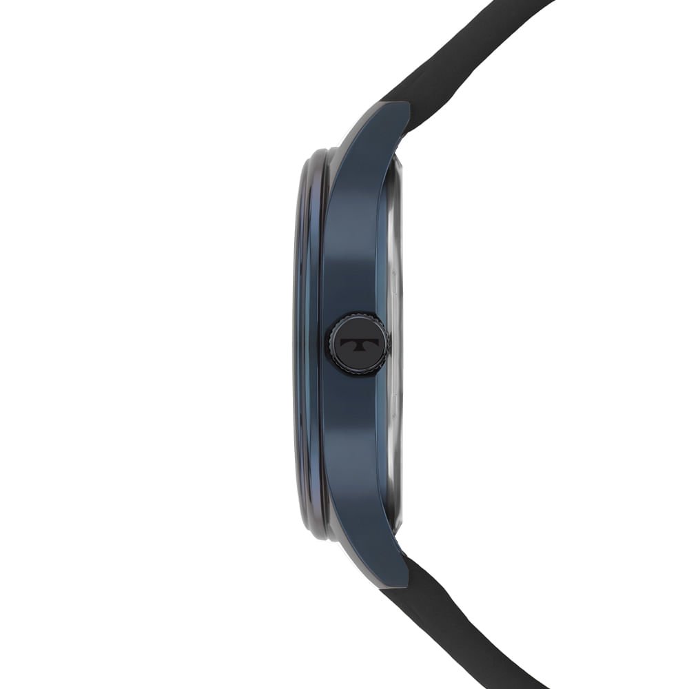 Relógio Technos Masculino Steel Azul - 2115UBV/0A Preto 2