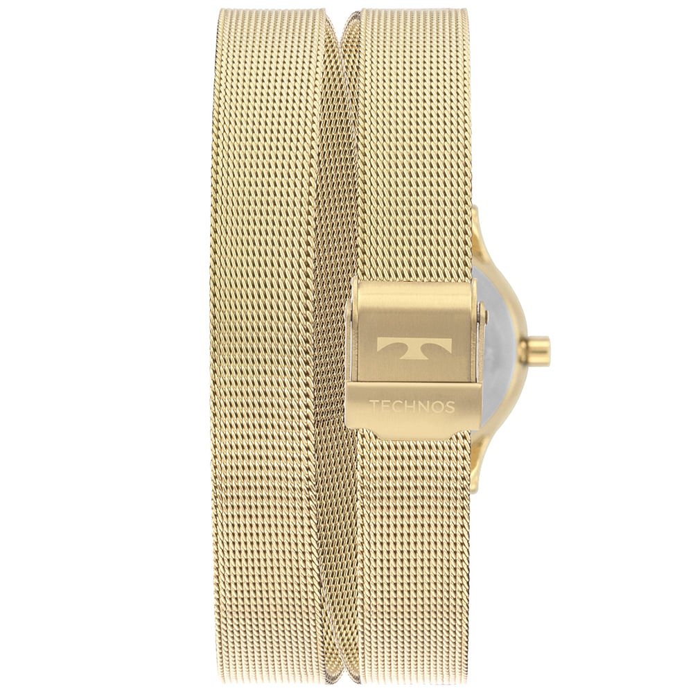 Relógio Technos Feminino Mini Dourado - GL32AU/1E Dourado 3